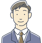 銀行員のイラスト