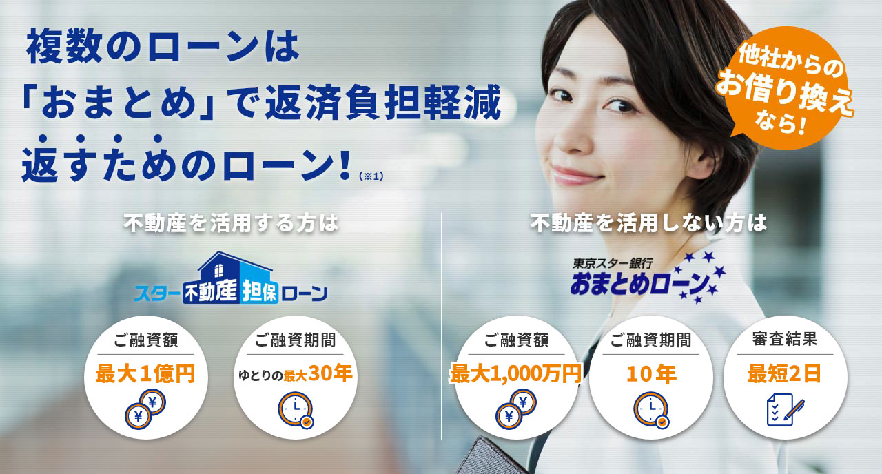 複数ローンは「おまとめ」で返済負担軽減 返すためのローン!